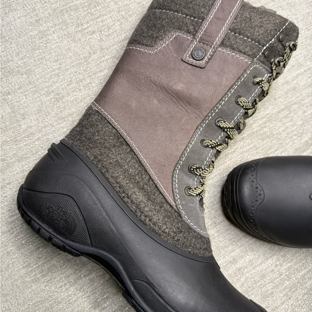 The North Face Women’s Winter Grey Snow Boots Size 7 Waterproof NWT No Box - Picture 4 of 5